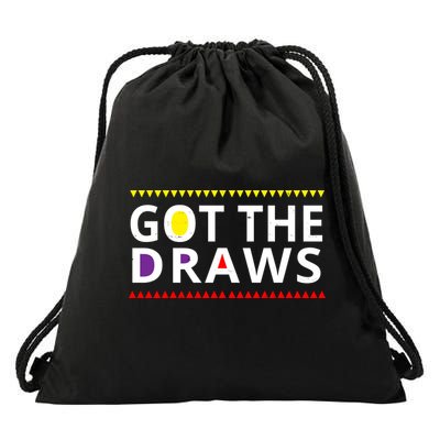 Got The Draws 90s Vintage Distress Drawstring Bag