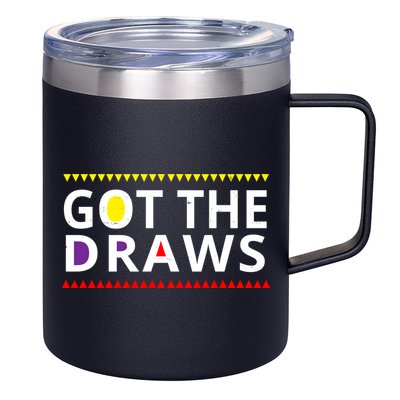 Got The Draws 90s Vintage Distress 12oz Stainless Steel Coffee Mug