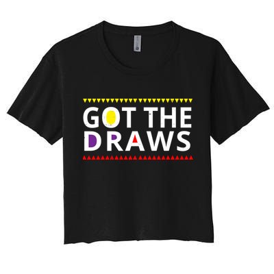 Got The Draws 90s Vintage Distress Crop Top