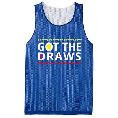 Got The Draws 90s Vintage Distress Mesh Reversible Basketball Jersey Tank