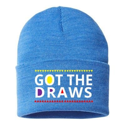 Got The Draws 90s Vintage Distress Sustainable Knit Beanie