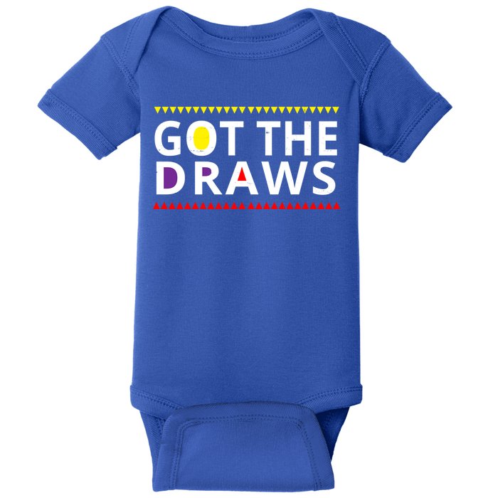 Got The Draws 90s Vintage Distress Baby Bodysuit