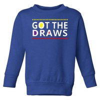 Got The Draws 90s Vintage Distress Toddler Sweatshirt