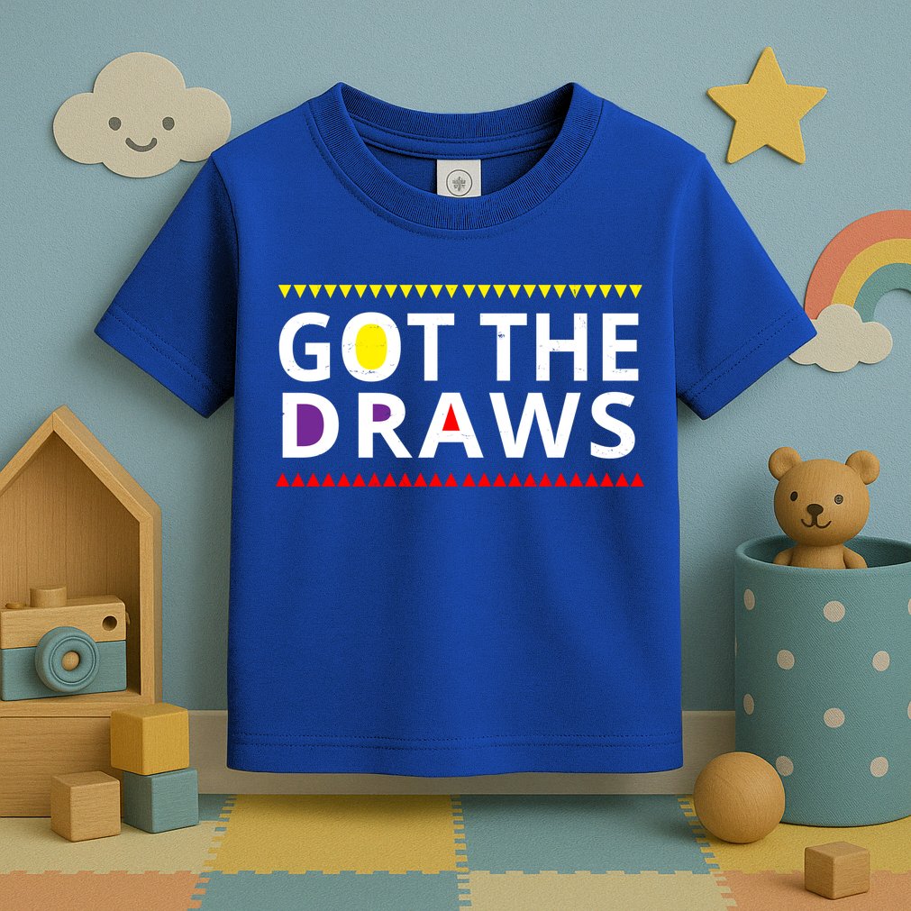 Got The Draws 90s Vintage Distress Toddler T-Shirt