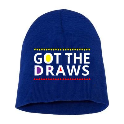 Got The Draws 90s Vintage Distress Short Acrylic Beanie