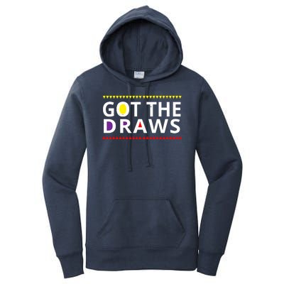 Got The Draws 90s Vintage Distress Women's Pullover Hoodie