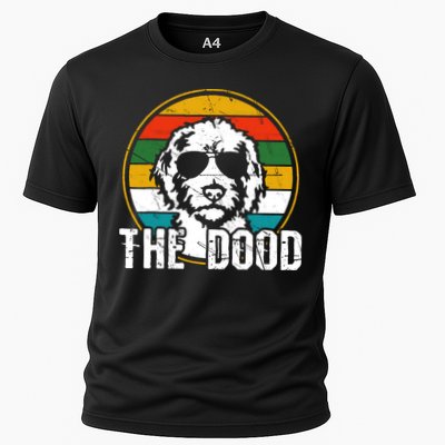 Goldendoodle The Dood Vintage Retro Dog Cooling Performance Crew T-Shirt