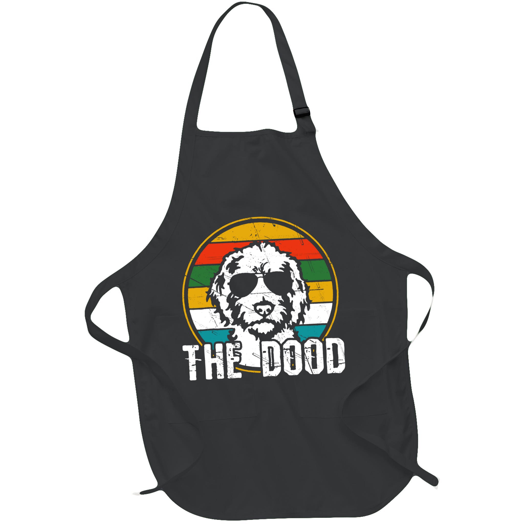 Goldendoodle The Dood Vintage Retro Dog Apron
