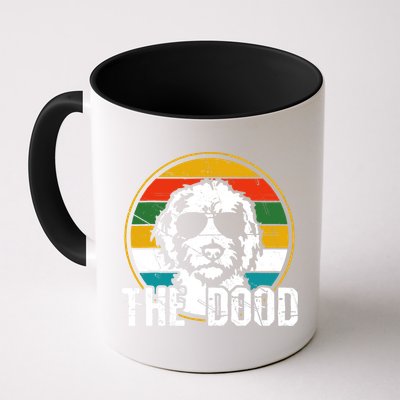 Goldendoodle The Dood Vintage Retro Dog Mug
