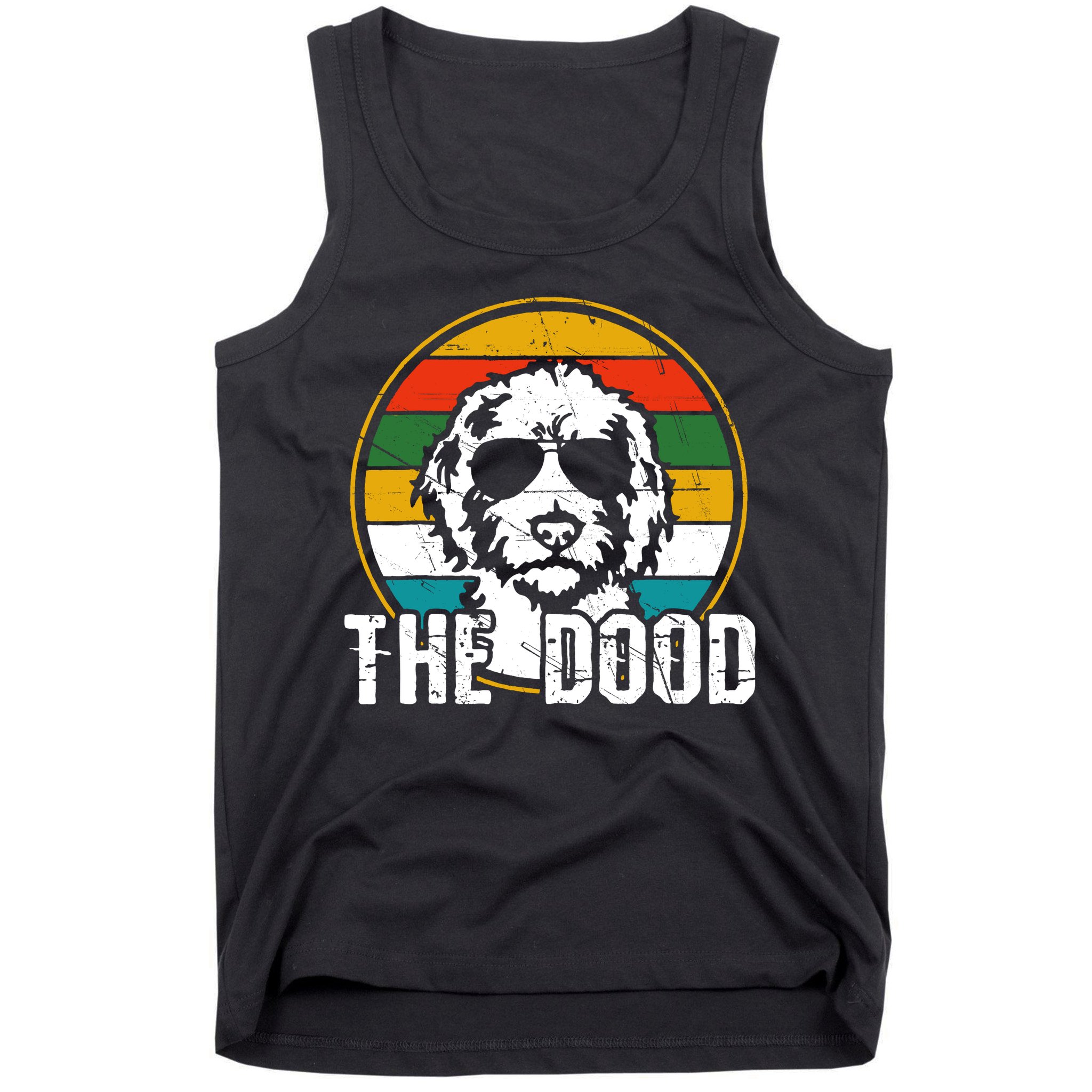 Goldendoodle The Dood Vintage Retro Dog Tank Top