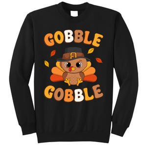 Gobble Turkey Day Happy Thanksgiving Sweatshirt