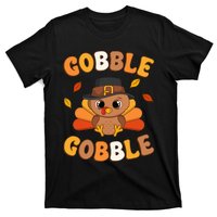 Gobble Turkey Day Happy Thanksgiving T-Shirt