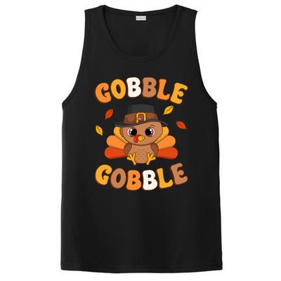 Gobble Turkey Day Happy Thanksgiving PosiCharge Competitor Tank