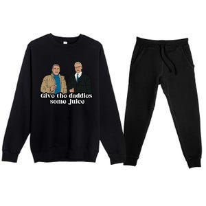 Give The Daddies Some Juice Premium Crewneck Sweatsuit Set