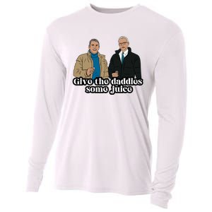 Give The Daddies Some Juice Cooling Performance Long Sleeve Crew