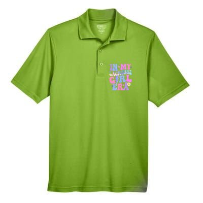 Groovy Tie Dye In My Lacrosse Girl Era Men's Origin Performance Pique Polo