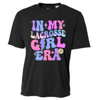 Groovy Tie Dye In My Lacrosse Girl Era Cooling Performance Crew T-Shirt