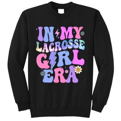 Groovy Tie Dye In My Lacrosse Girl Era Sweatshirt