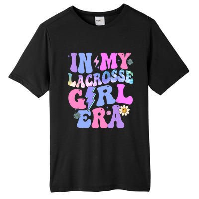 Groovy Tie Dye In My Lacrosse Girl Era Tall Fusion ChromaSoft Performance T-Shirt