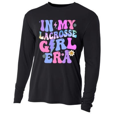 Groovy Tie Dye In My Lacrosse Girl Era Cooling Performance Long Sleeve Crew