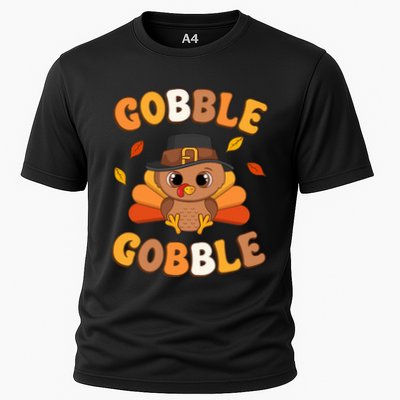 Gobble Turkey Day Happy Thanksgiving Performance Shirt