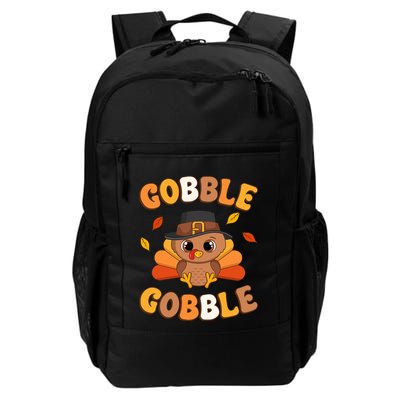 Gobble Turkey Day Happy Thanksgiving Backpack