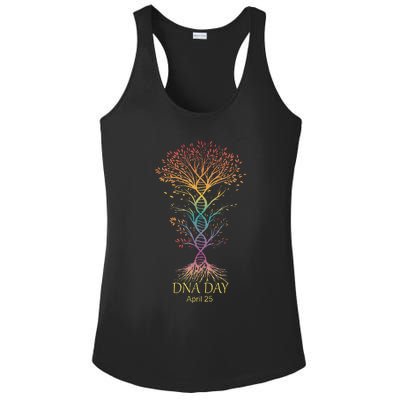 Genetic Tree DNA Day Woman Ladies PosiCharge Competitor Racerback Tank