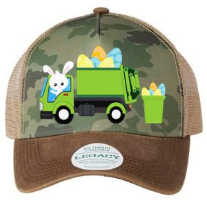 Garbage Truck Easter Bunny Egg Hunt Legacy Tie Dye Trucker Hat