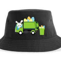 Garbage Truck Easter Bunny Egg Hunt Sustainable Bucket Hat