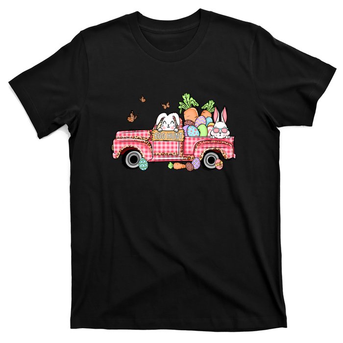 Garbage Truck Easter Bunny Egg Hunt Easter Day T-Shirt