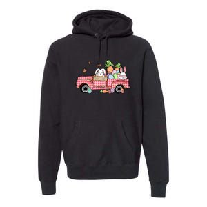 Garbage Truck Easter Bunny Egg Hunt Easter Day Premium Hoodie