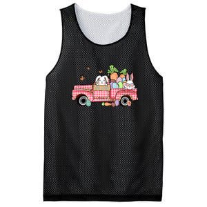 Garbage Truck Easter Bunny Egg Hunt Easter Day Mesh Reversible Basketball Jersey Tank