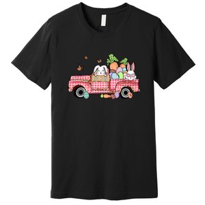 Garbage Truck Easter Bunny Egg Hunt Easter Day Premium T-Shirt