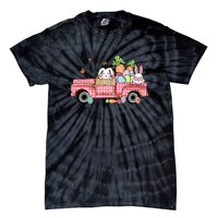 Garbage Truck Easter Bunny Egg Hunt Easter Day Tie-Dye T-Shirt