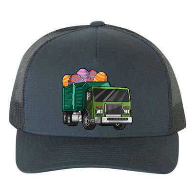 Garbage Truck Easter Easter Eggs Cool Gift Yupoong Adult 5-Panel Trucker Hat