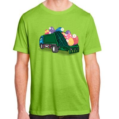 Garbage Truck Eggs Cute Easter Day Egg Hunting Gift Adult ChromaSoft Performance T-Shirt