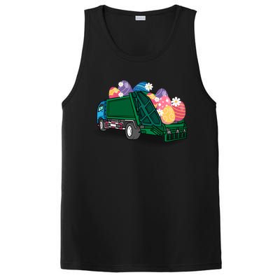 Garbage Truck Eggs Cute Easter Day Egg Hunting Gift PosiCharge Competitor Tank