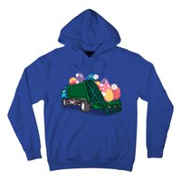 Garbage Truck Eggs Cute Easter Day Egg Hunting Gift Hoodie