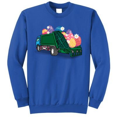 Garbage Truck Eggs Cute Easter Day Egg Hunting Gift Sweatshirt