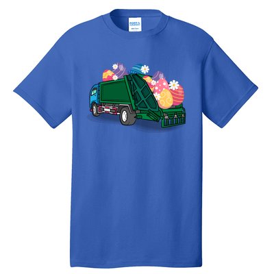 Garbage Truck Eggs Cute Easter Day Egg Hunting Gift Tall T-Shirt