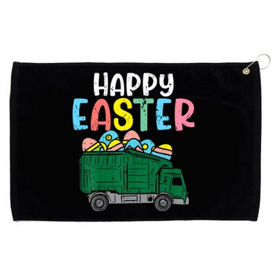 Garbage Truck Eggs Cute Easter Day Egg Hunting Gift Grommeted Golf Towel