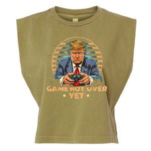 Gamer Trump Election Republican 2024 President Garment-Dyed Women's Muscle Tee