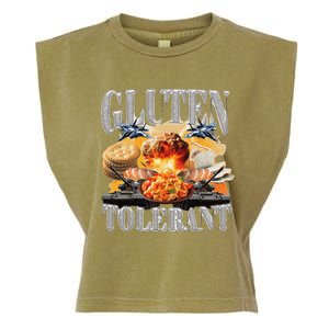 Gluten Tolerant Funny Sarcastic Gluten Tolerance Meme Humor Garment-Dyed Women's Muscle Tee