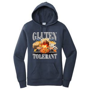 Gluten Tolerant Funny Sarcastic Gluten Tolerance Meme Humor Women's Pullover Hoodie