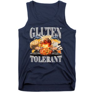 Gluten Tolerant Funny Sarcastic Gluten Tolerance Meme Humor Tank Top