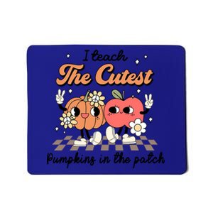 Groovy Teacher Fall I Teach The Cutest Pumpkins In The Patch Cool Gift Mousepad