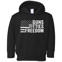 Guns Titties & Freedom Mens Funny Drinking Usa Flag Pullover Hoodie Toddler Hoodie