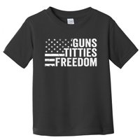 Guns Titties & Freedom Mens Funny Drinking Usa Flag Pullover Hoodie Toddler T-Shirt