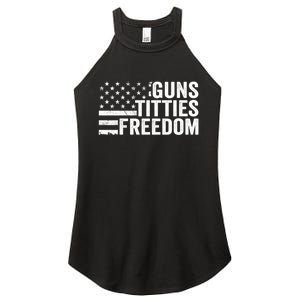 Guns Titties & Freedom Mens Funny Drinking Usa Flag Pullover Hoodie Women's Perfect Tri Rocker Tank