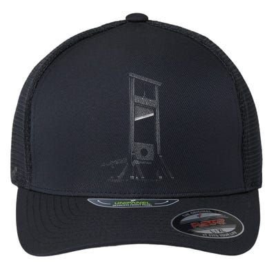 Guillotine Time French Revolution Guillotine Flexfit Unipanel Trucker Cap